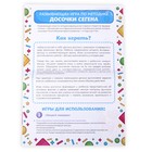 Развивающая игра по методике «Досочки Сегена. Зимние предметы» 9293881 - фото 319890831