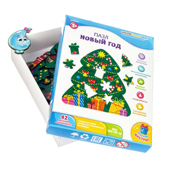 Пазл «Новогодняя ёлочка» 58592