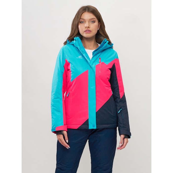 Куртка горнолыжная женская, цвет голубой, размер 42