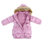 Куртка для девочки с капюшоном, рост 98 см (56), цвет пепельно-розовый - Фото 2