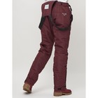 Полукомбинезон горнолыжный женский, цвет бордовый, размер 56 - Фото 17