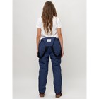 Полукомбинезон горнолыжный женский, цвет тёмно-синий, размер 58 - Фото 8