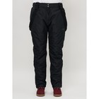 Полукомбинезон горнолыжный женский, цвет чёрный, размер 54 - Фото 1