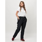 Полукомбинезон горнолыжный женский, цвет чёрный, размер 56 - Фото 5