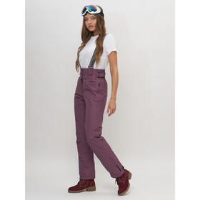 

Полукомбинезон горнолыжный женский, цвет тёмно-фиолетовый, размер 48