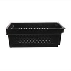 Ящик универсальный, пластиковый, 60 × 34 × 20 см, на 30 кг, чёрный - Фото 6