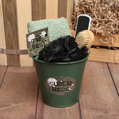 Набор подарочный Этель «Super hero» полотенце и аксессуары