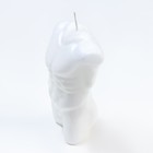 Свеча фигурная "Мужской торс", 10 см, белый - Фото 4