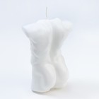 Свеча фигурная "Мужской торс", 10 см, белый - Фото 5