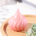 Свеча фигурная "Луковичка", 8 см, розовая - фото 319162249