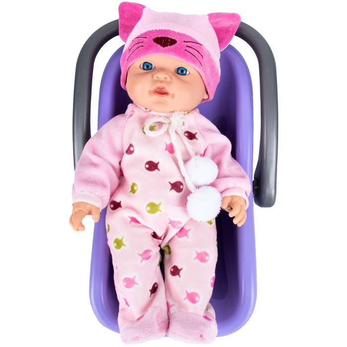 Кукла «Малыш» с переноской, 30 см 58598