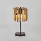 Настольная лампа с металлическим плафоном Castellie, 60Вт, E14, 22x22x42 см - фото 4091717