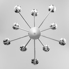 Подвесная люстра в классическом стиле Cariso, 60Вт, E14, 70x70x120 см - Фото 3