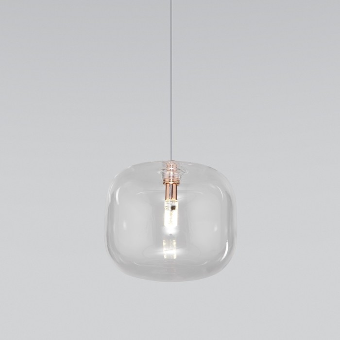 Подвесной светильник со стеклянным плафоном Jar, 3Вт, G4, 16x16 см - Фото 1