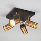 Потолочный светильник Bronze, светодиодная плата, 30x30x18,5 см - фото 4092560