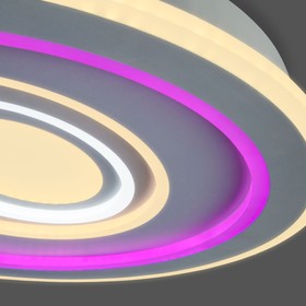 

Потолочный светильник с подсветкой Coloris, светодиодная лента, 50x50x5 см