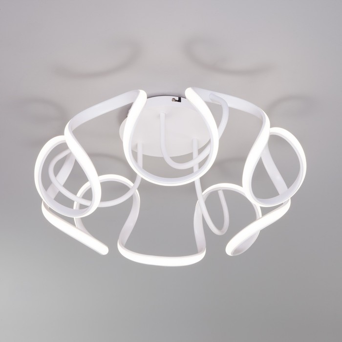 Потолочный светильник с пультом Alstroemeria, SMD, светодиодная лента, 56x56x29 см