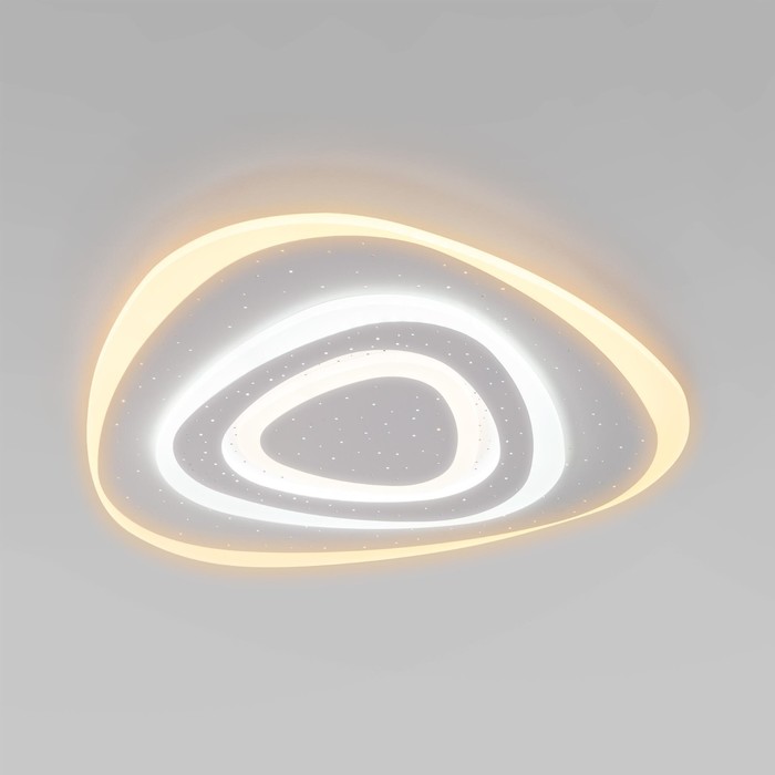 Потолочный светодиодный светильник с пультом управления Siluet, светодиодная лента, SMD, 50x50x5 см - Фото 1