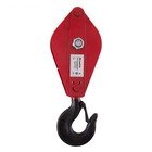 Блок монтажный с крюком Matrix 51922, 1 т - Фото 6