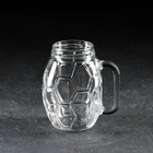 Кружка стеклянная «Коктейль/Футбол», 500 мл, текстура микс - фото 10115900