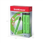 Маркер текстовыделитель ErichKrause Visioline V-17, 0.6-4.5 мм, чернила на водной основе, зелёный - Фото 4