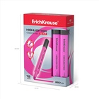 Маркер текстовыделитель ErichKrause Visioline V-17, 0.6-4.5 мм, чернила на водной основе, розовый (комплект 48 шт) - фото 42631668