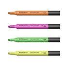 Набор маркеров текстовыделителей ErichKrause Visioline V-17, 4 штуки, 0.6-4.5 мм, чернила на водной основе, жёлтый, зелёный, розовый, оранжевый - фото 6753236