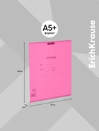 Тетрадь 18 листов в линейку, ErichKrause «Классика CoverPrо Neon», розовая 9380582 - фото 5035331
