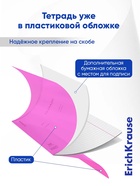 Тетрадь 18 листов в линейку, ErichKrause «Классика CoverPrо Neon», розовая - Фото 3