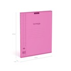 Тетрадь 96 листов, ErichKrause CoverPrо Neon «Классика», в клетку, пластиковая обложка, блок офсет, белизна 100%, розовая (комплект 2 шт) - фото 24425668