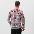 Свитер вязаный KAFTAN «Новогодний», размер 50, серый - Фото 8