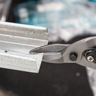 Ножницы по металлу Matrix 78330, обрезиненные рукоятки, пряморежущие, до 1.0 мм, 250 мм - Фото 7