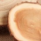 Подставка под кружку, 12-13 см, цельная, туя (комплект 2 шт) - фото 21912053