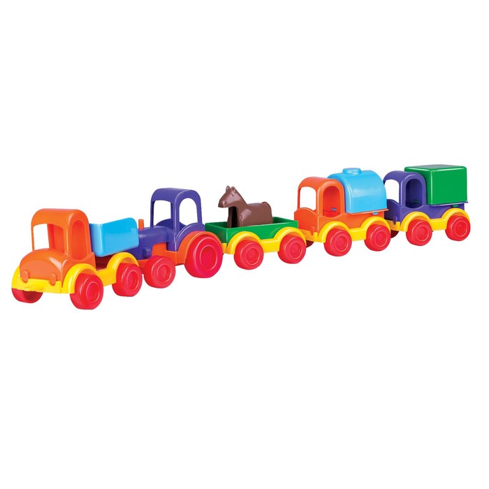 Набор автомобилей «Машинки-паровозики», Little Cars - Фото 1