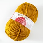 Пряжа "Осенняя" 25% шерсть, 75% ПАН 150м/200гр (447-Горчица) - Фото 2