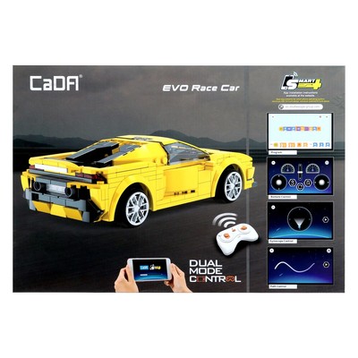 Конструктор CADA радиоуправляемый «Спорткар», 289 деталей, 2 варианта управления