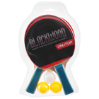 Набор для настольного тенниса BLACKWOOD, 2 ракетки, 3 мяча, цвета МИКС - Фото 2
