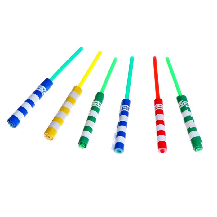 Серпантин «Полоски», на палочке, цвета МИКС - Фото 1