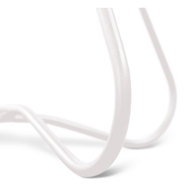 Столик журнальный, 400х400х450, Белый муар