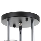 Люстра Кира 3х60Вт Е27 53х53х26см черный/хром - фото 30868472