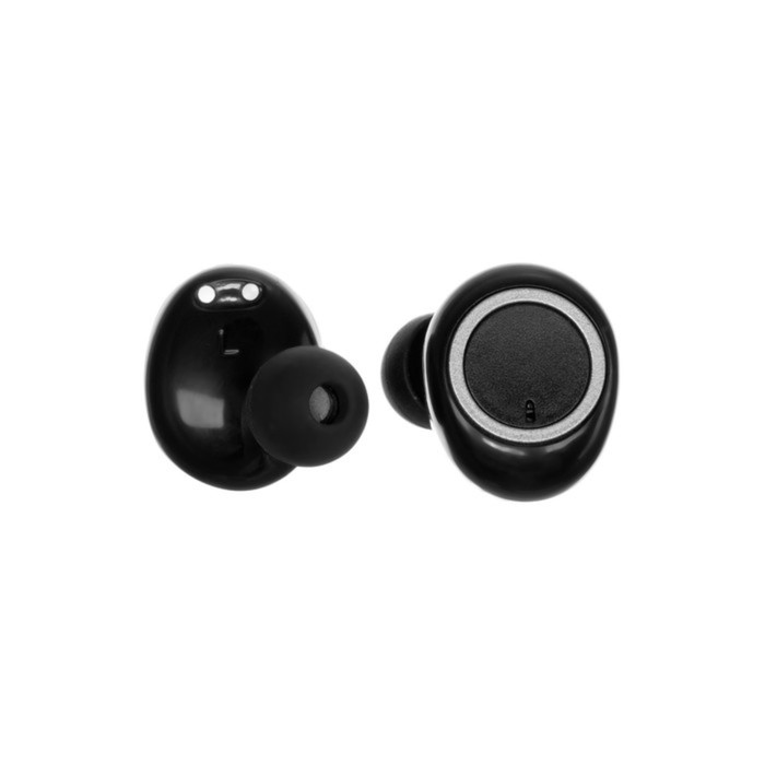 УЦЕНКА наушники LuazON VBT 1.20, беспроводные, вакуумные, Bluetooth 5.0, 300 мАч бокс, черные - Фото 1