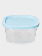 Контейнер пищевой, 900 мл, 14.9×14.9×7.4 см, квадрат, прозрачный, крышка голубая - Фото 2