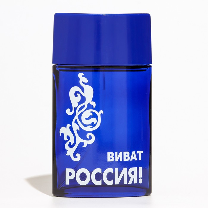 Туалетная вода мужская "Виват Россия", синий, 100 мл - фото 1895843321