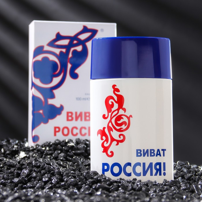 Туалетная вода мужская "Виват Россия", белый, 100 мл - Фото 1