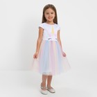 Платье детское "Единорог" KAFTAN, р. 28 (86-92 см) - фото 108706545
