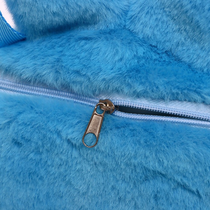 Мягкая игрушка-сумка «Зайчик», цвет голубой - фото 1906134532