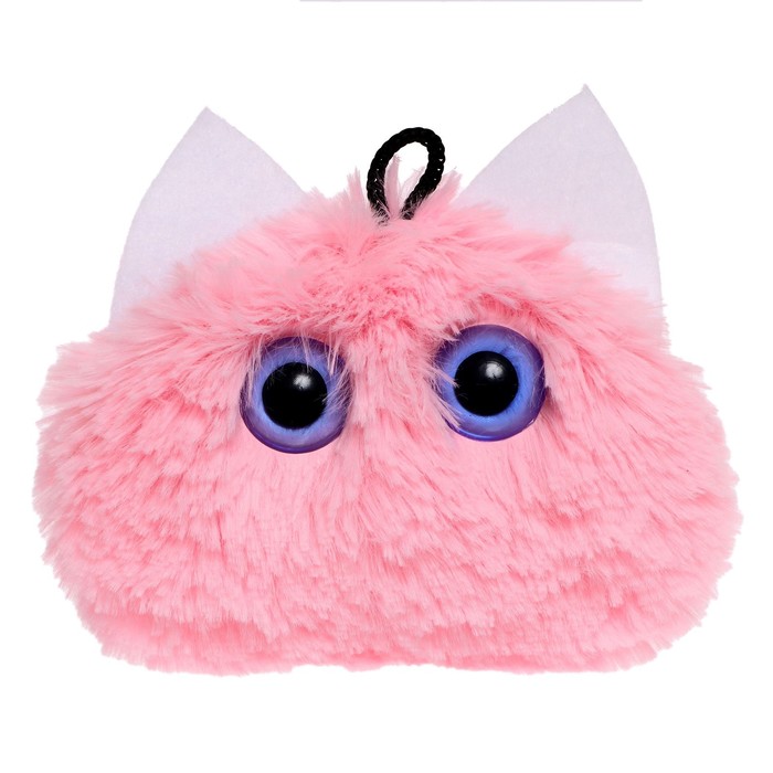 Мягкая игрушка-брелок «Кот», цвет розовый, 8 см - Фото 1