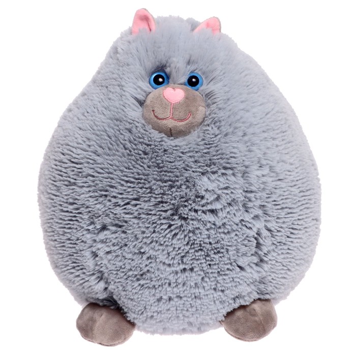 Мягкая игрушка «Кот Пушистик», цвет серый, 30 см - Фото 1
