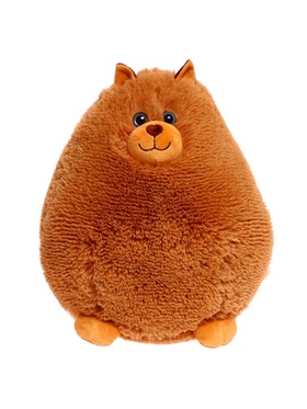 Мягкая игрушка «Кот Пушистик», 25 см, рыжая