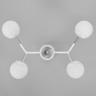 Люстра ГАЛЛОП «Молекула», 4×60 Вт Е27, белый - фото 24477352